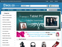 Tablet Screenshot of elecs.co